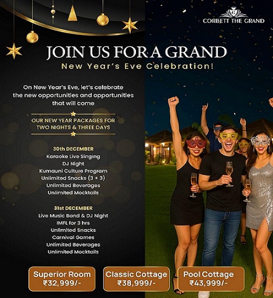 Corbett The Grand New Year Packages